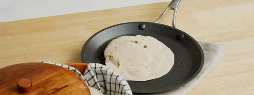 Stainless Steel Tri Ply 26 cm Roti Tawa Griddle Non-Stick Induction  Compatible