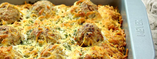 Spaghetti Meatball Bake