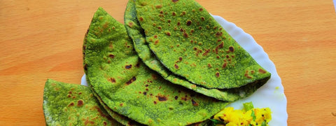 Spinach Paneer Roti