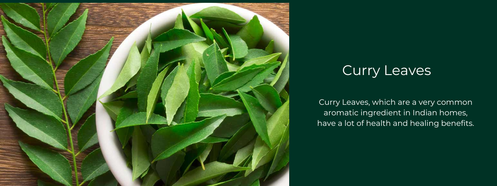 Curry Leaves - Health Benefits, Uses and Important Facts - PotsandPans ...