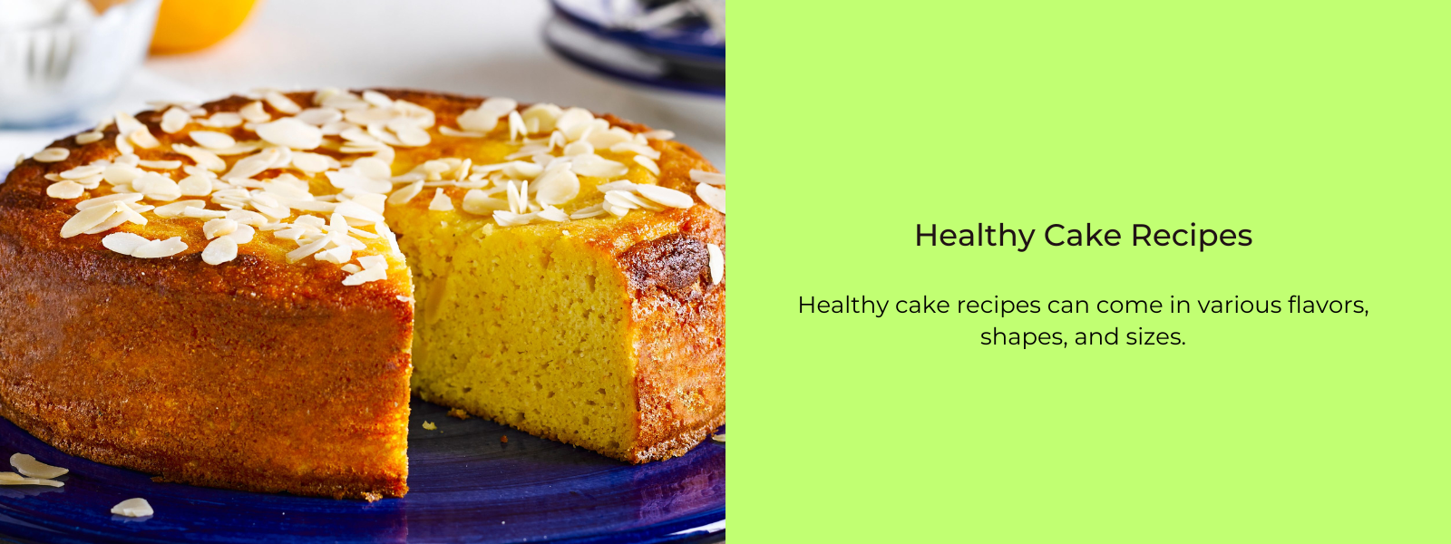 Healthy Cake Recipes - PotsandPans India