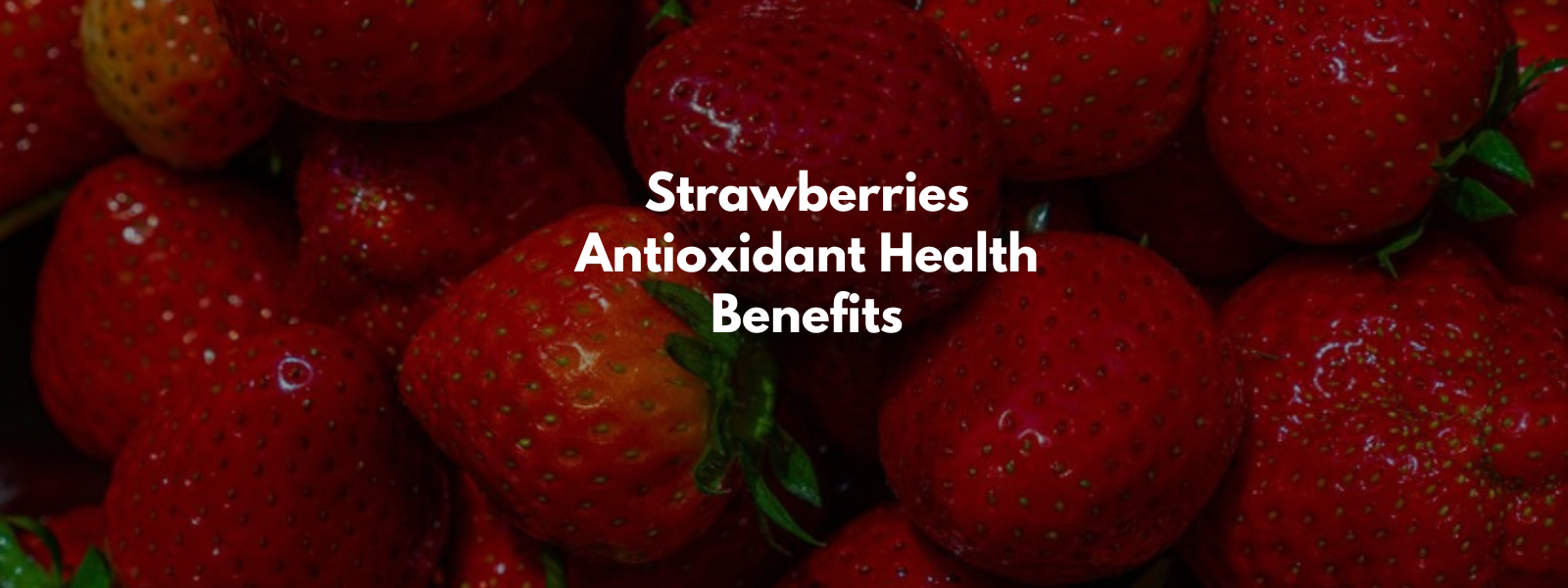 Strawberries Antioxidant Health Benefits