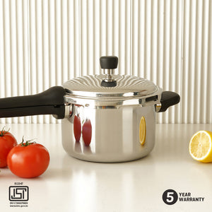 Steel Pressure Cooker 3 Litre: Uses, Features, Types & Shapes | Pots and Pans India