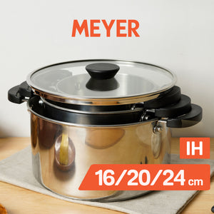 Meyer Kitchen Hacks 3 Piece Casserole Biryani Pot Set