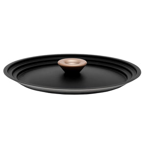 Meyer Accent Series Stainless Steel Universal Lid, Large, 28cm, Matte Black