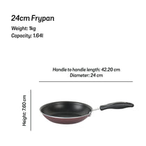 Meyer Merlot Non-Stick Open Frypan, 24cm