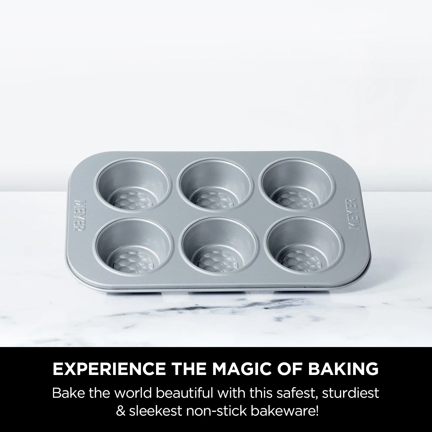 Meyer Bakemaster 6 Cup Deep Muffin Pan