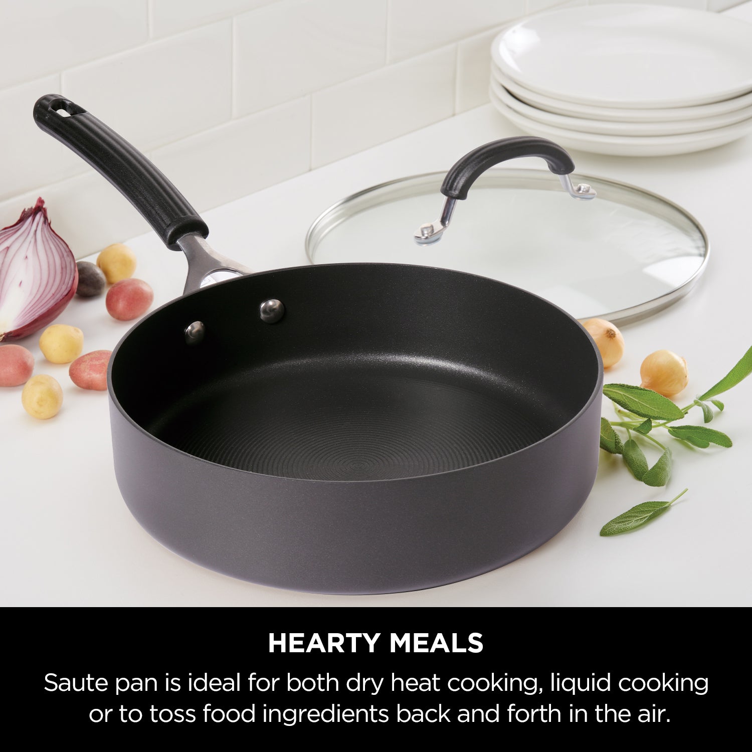 Circulon Origins 24cm Sautepan Non-Stick Hard Anodized