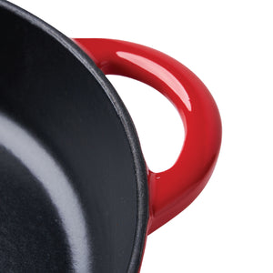 Meyer Disney Bon Voyage  Enameled Cast Iron Frypan, 26cm, Red