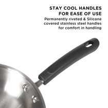 Centennial Nickel Free Stainless Steel Frypan, 28cm