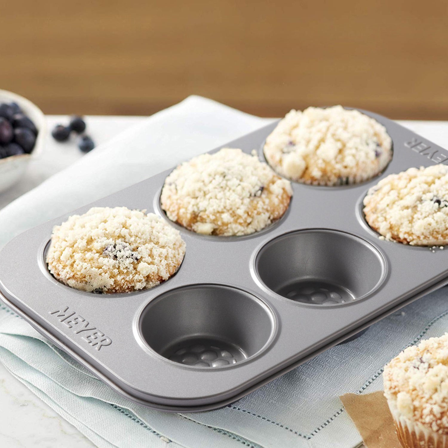 Meyer Bakemaster 6 Cup Deep Muffin Pan