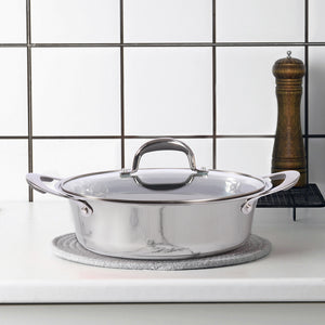 Meyer Select Stainless Steel Oval Casserole, 28cm, 2.8L