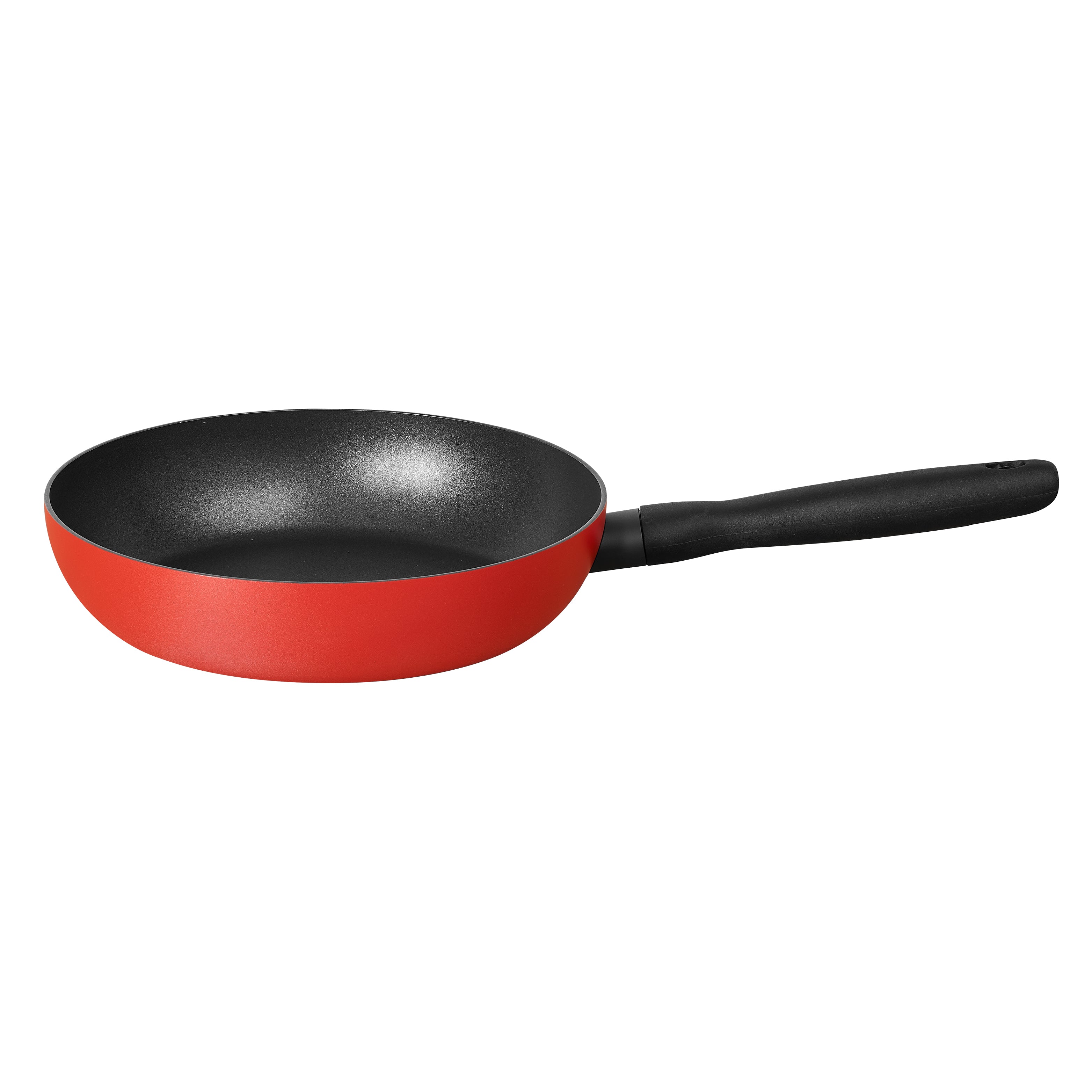 Meyer Bauhaus Nonstick Open Frypan, 24 cm, Red