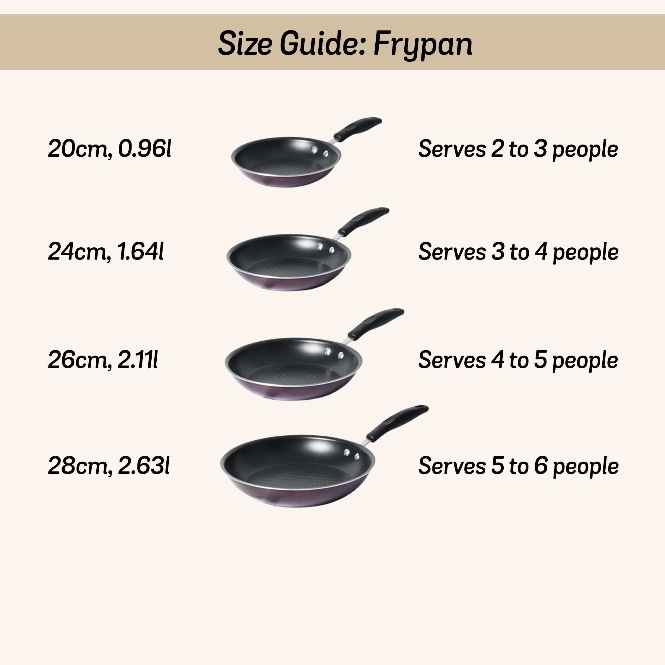 Meyer Merlot Non-Stick Open Frypan, 20cm