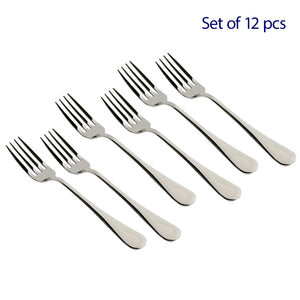 Meyer 12pcs High-Gloss Stainless Steel Dinner Fork Set