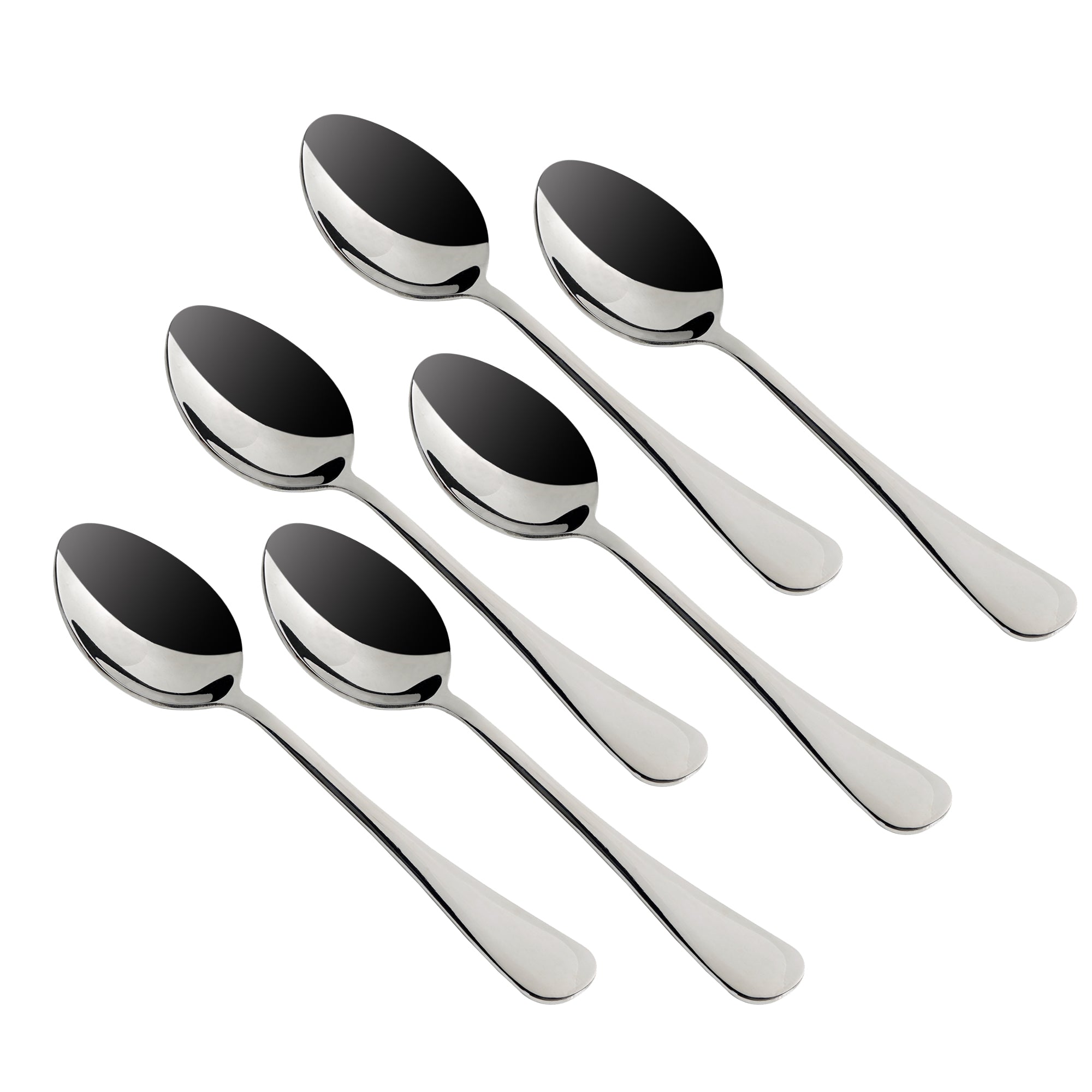 Meyer High-Gloss Stainless Steel 6pcs Dinner Fork Set & 6pcs Table Spoon Set