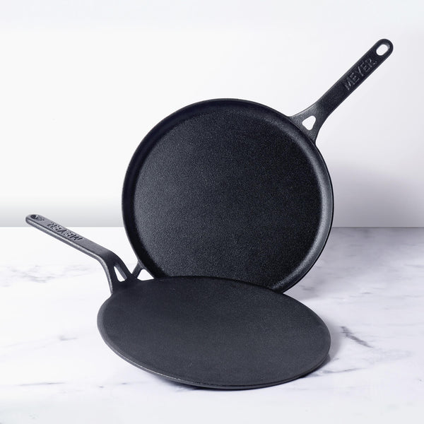 Meyer Cast Iron 26cm Curved Tawa Pan – Meyer Canada