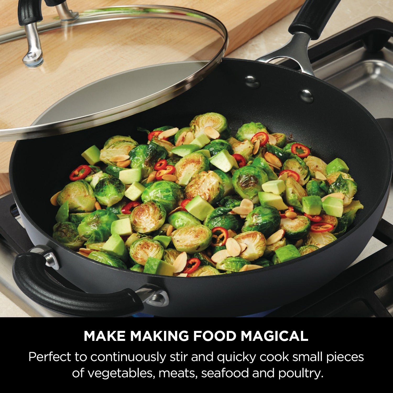 Circulon Origins Non-Stick Hard Anodized 30cm Stirfry