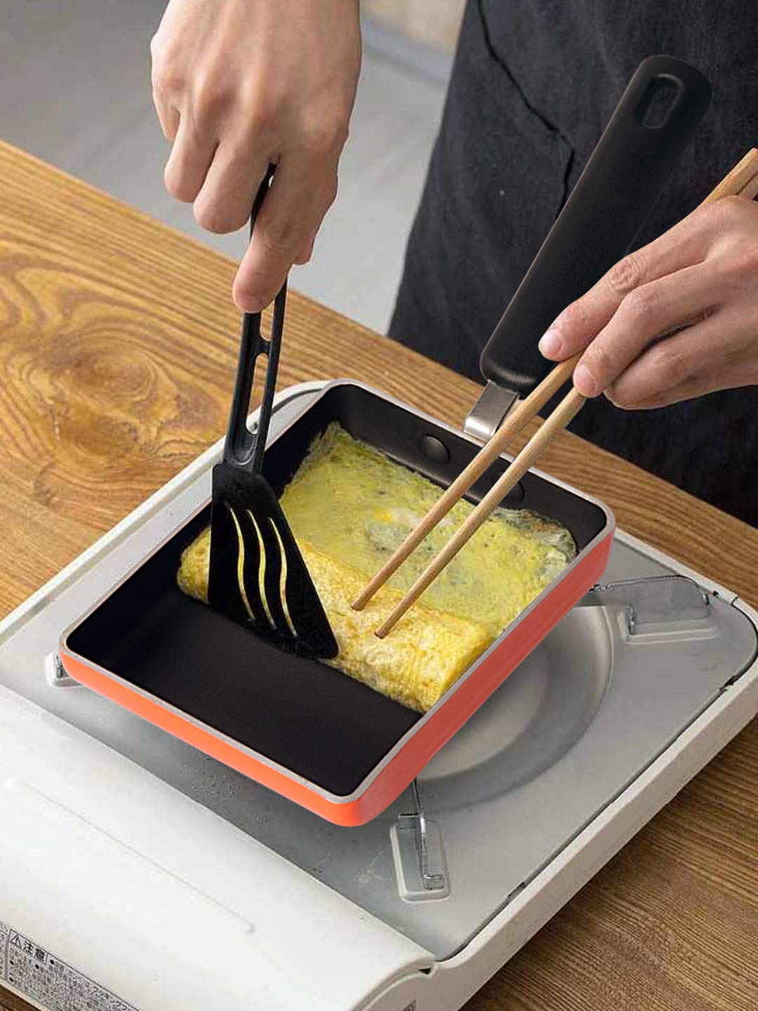 Meyer Non Stick Omelette Pan/Tamagoyaki Egg Pan, 18cm