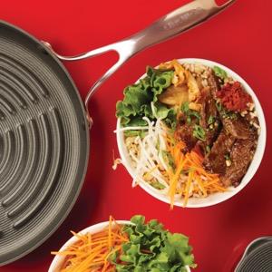 Circulon Non-Stick 28cm Deep Round Grill Pan - Pots and Pans