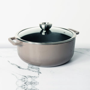 Meyer Enamel Cast Iron Sauteuse, 26cm, Grey