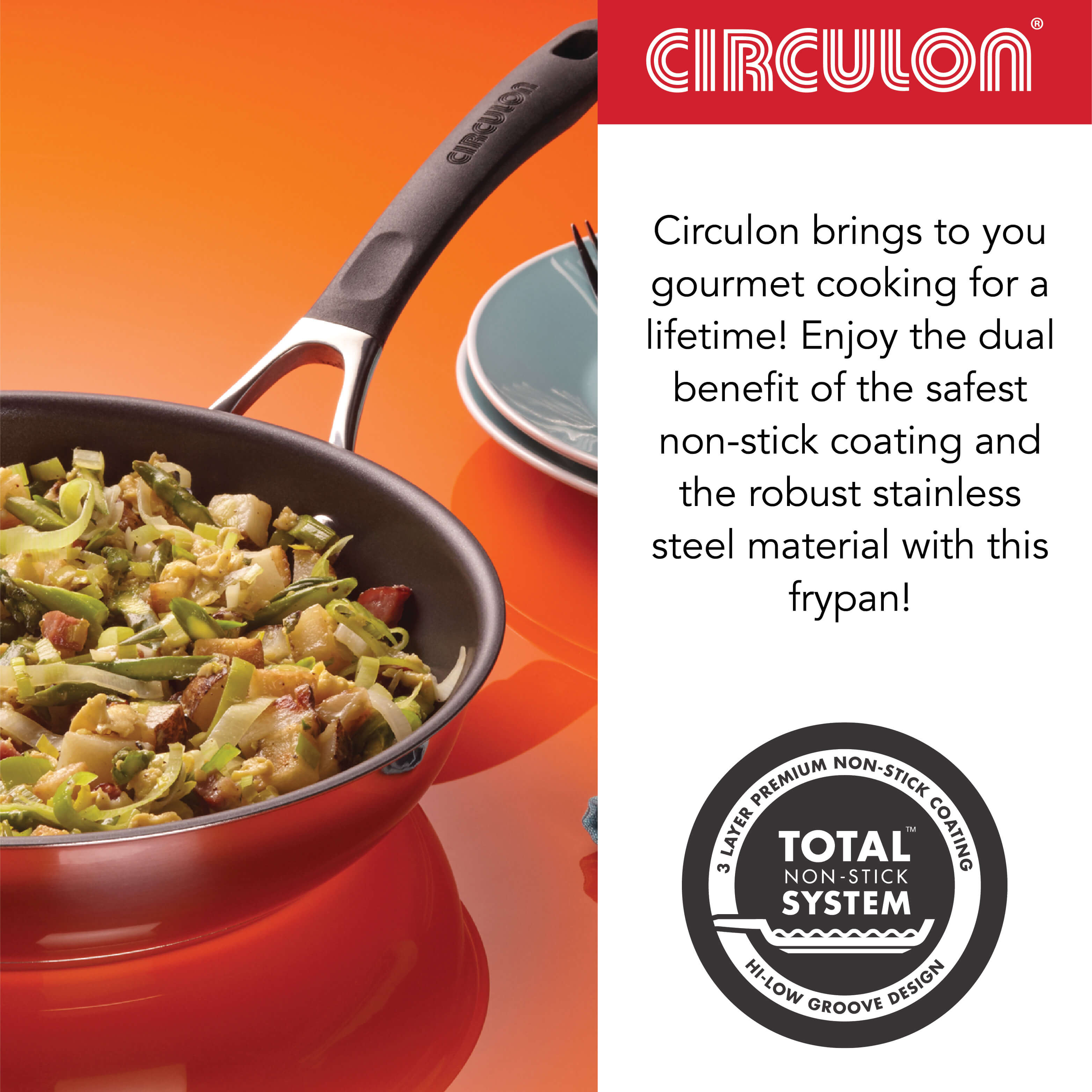 Circulon Momentum 29cm Non-Stick Frypan/Skillet - Pots and Pans